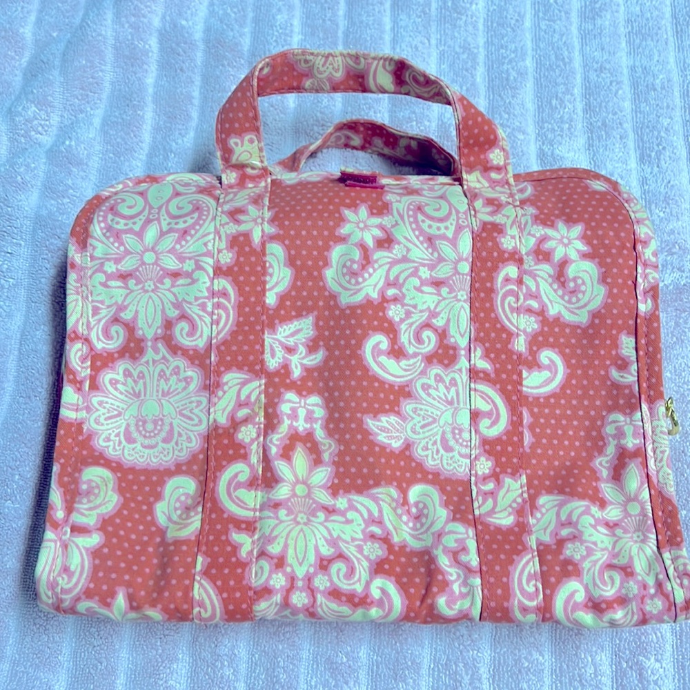 hanging travel makeup organizer bag